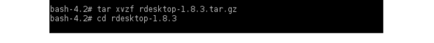 extract and change directory