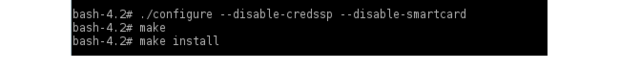 rdesktop build commands