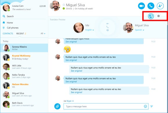 multi chat client with skype