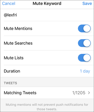 tweetbot 4 ios mute refinements