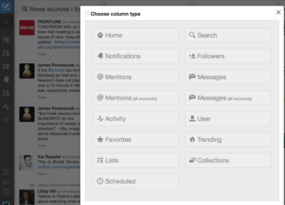 twitter tips tweetdeck columns