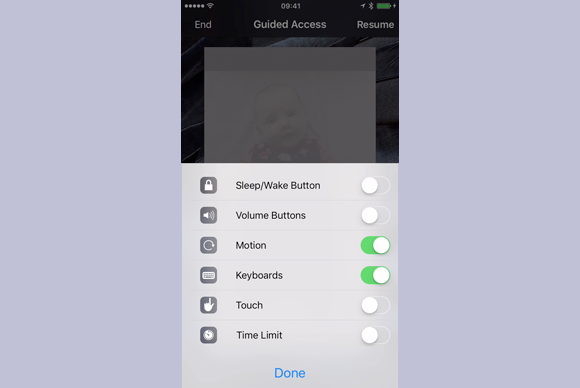 using guided access to stop people looking at stuff theyre not supposed to