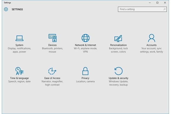 windows control panel windows control panel