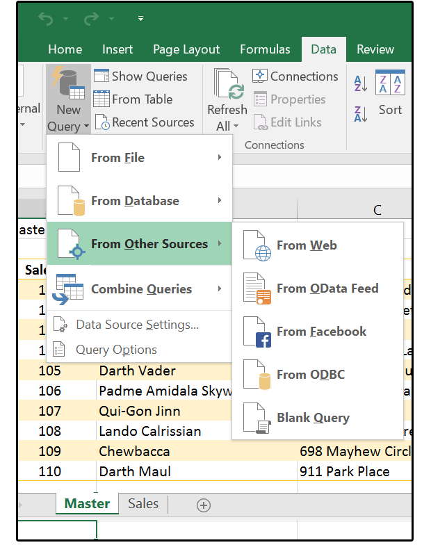 power query for mac excel 2016