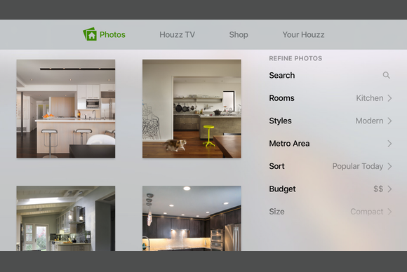apple tv houzz