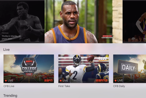 apple tv watchespn