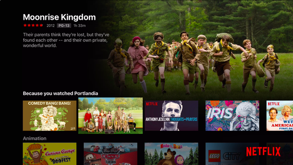 appletv netflix interface