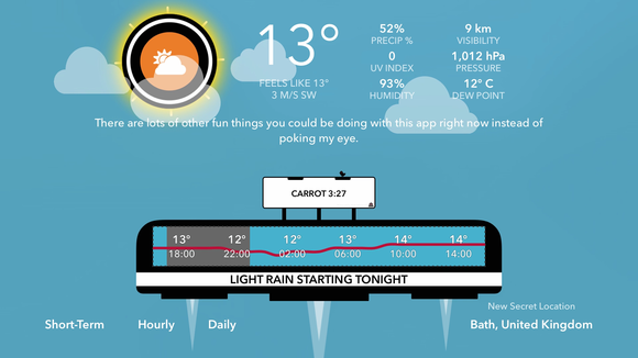 carrot weather for android