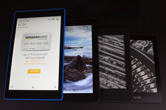 Amazon Fire tablets and Kindle e-readers