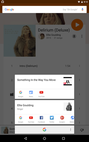 google now music