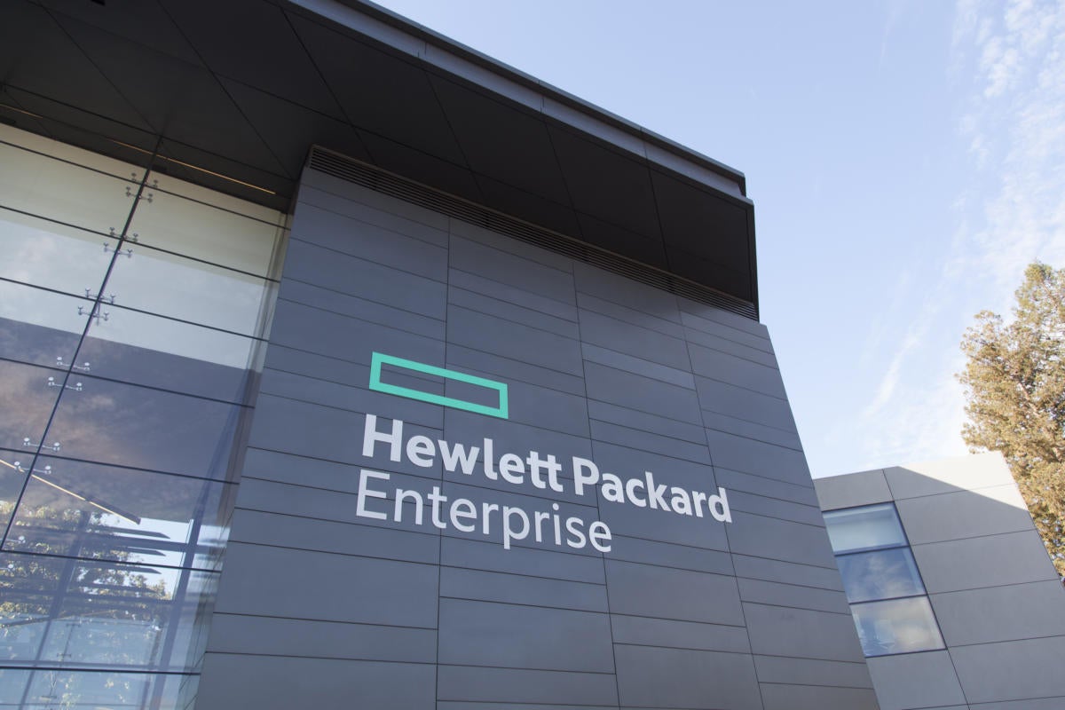 HP Hewlett Packard Enterprise new signs