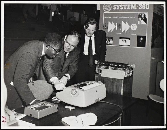 ibm system 360 exhibit in nairobi 1965