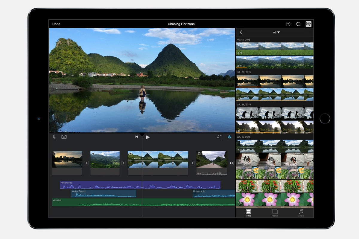 multiple picture in picture imovie ipad