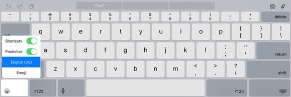 ipad pro software keyboard