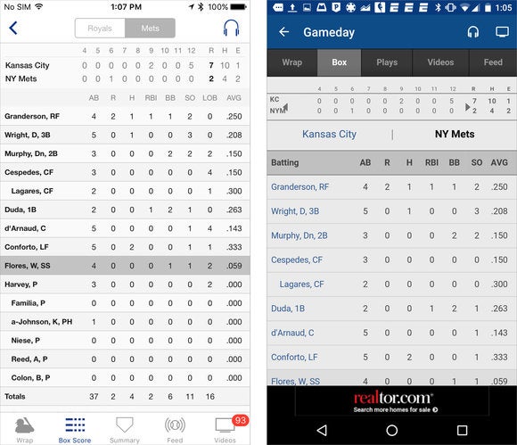 mlb side by side