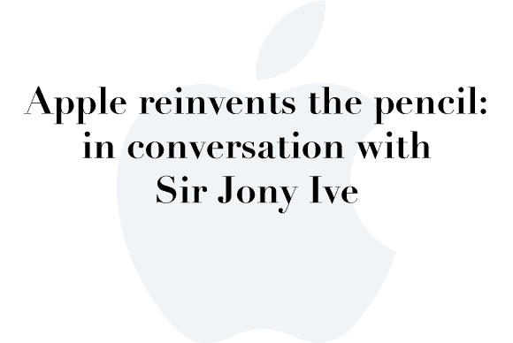 pencil jony ive