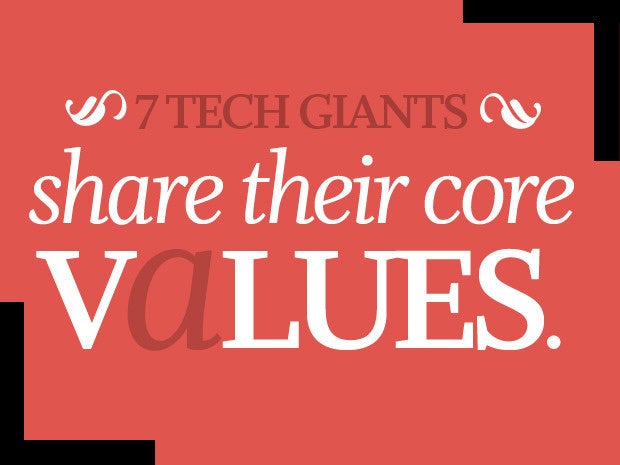 tech giants core values