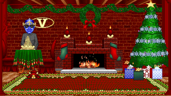 this old tech worldsaway christmas v mart locale circa 2001