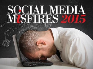 Top 10 social media misfires of 2015