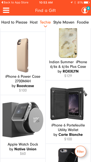 aha ios app gifts