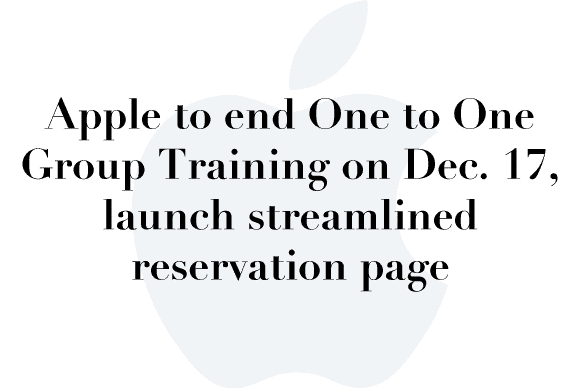 apple ends one to one