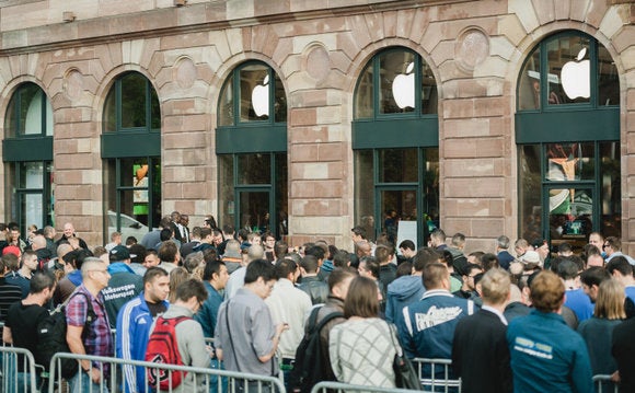 apple store lines