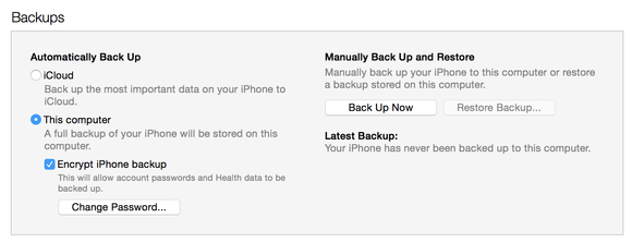 backup