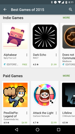 Google Play Apps & Games – Medium