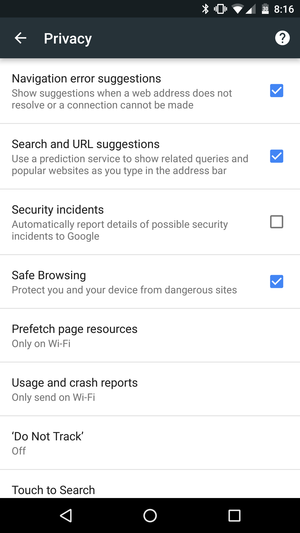 detect safe browsing 4.8.0