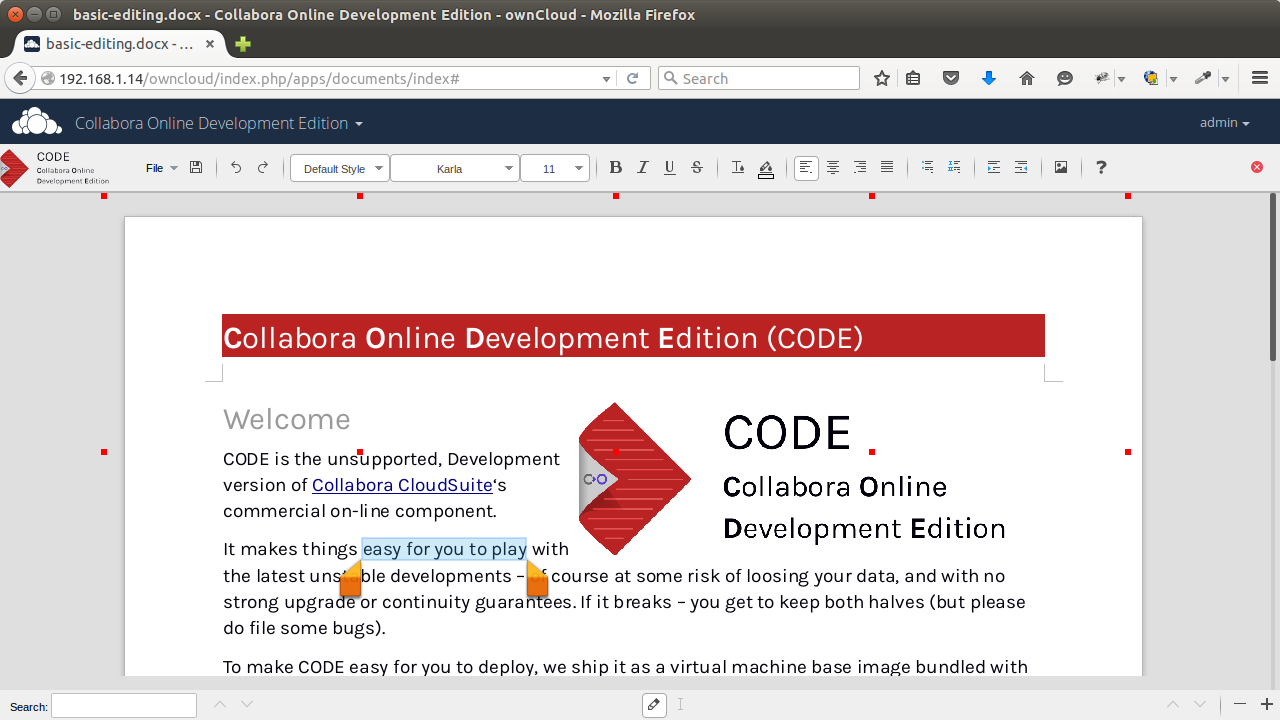 C# docx online editor