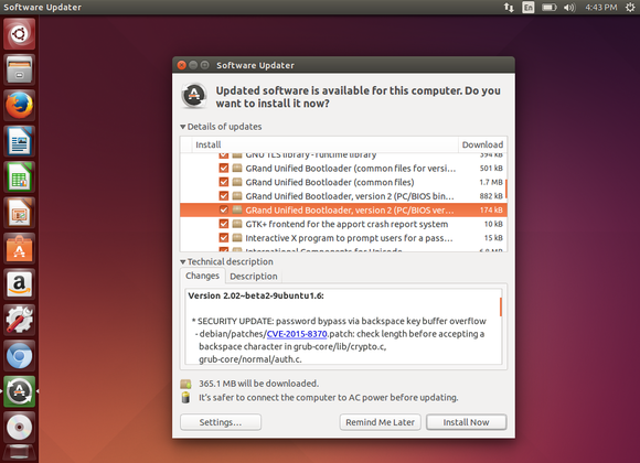 grub patch in ubuntu