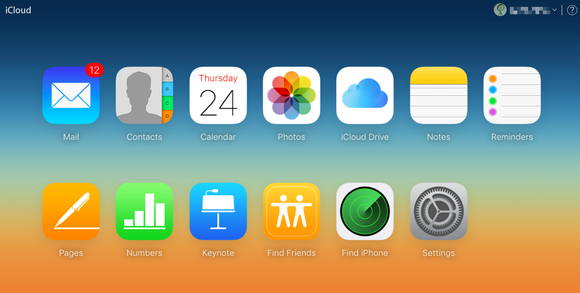 icloud web