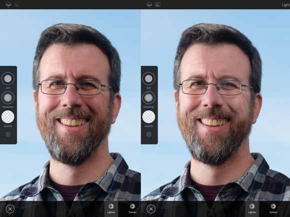 ipad pro photogs pencil before after