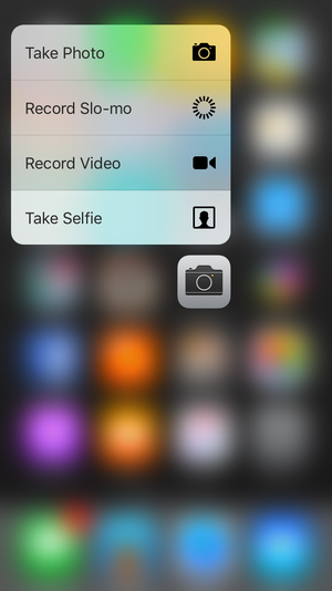 iphone tips quickly jump to a specific shooting mode with 3d touch