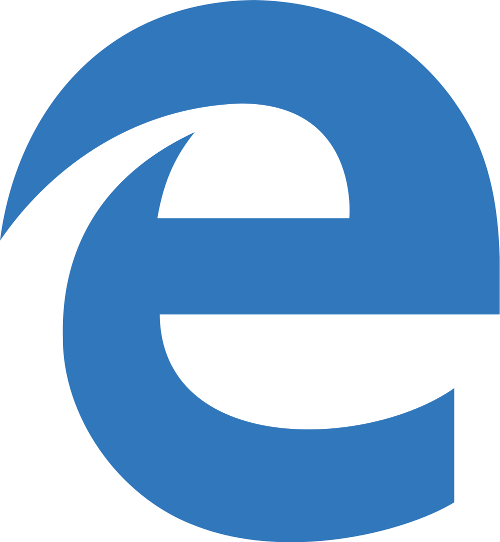 microsoft edge logo round