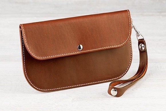 padandquill leatherclutch iphone