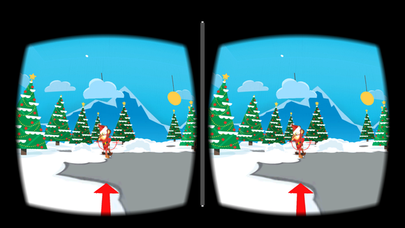 santa tracker google cardboard