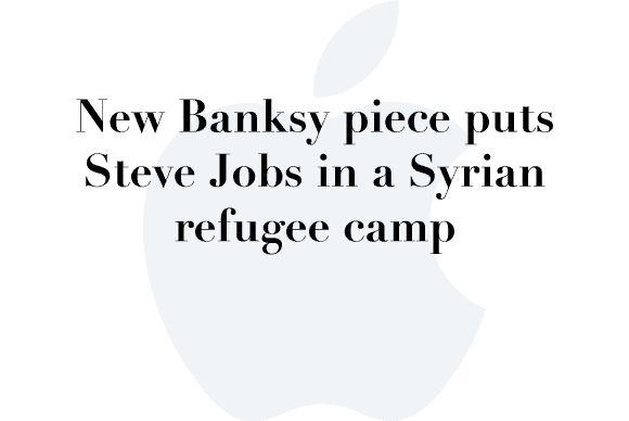 steve jobs banksy