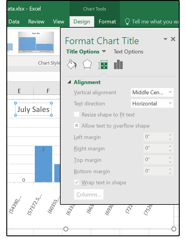 Align Charts In Excel