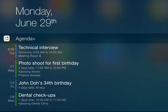 agendawidget
