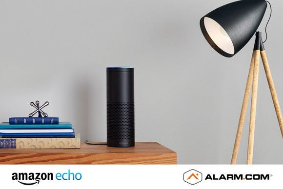 Alarm.com supports Amazon Echo