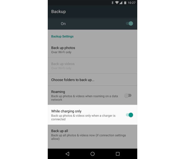 Android Battery Life, Google Photos