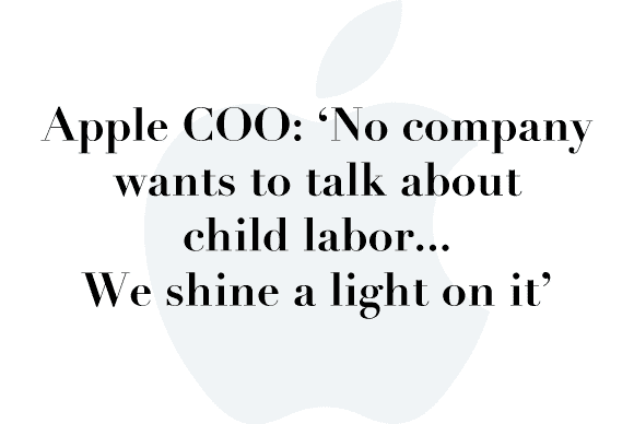 apple child labor