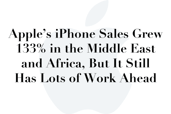 apple iphne middle east africa 2015