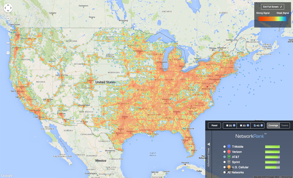 Att Wireless Network Map