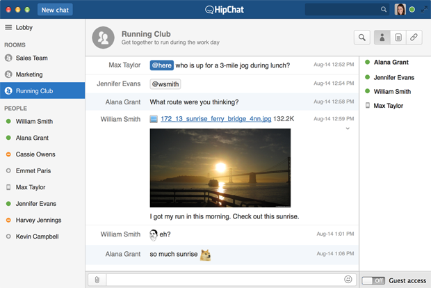HipChat group chat