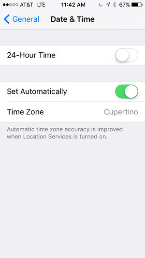date and time automatic update toggle