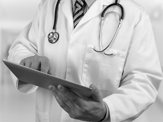 doctor tablet medical records