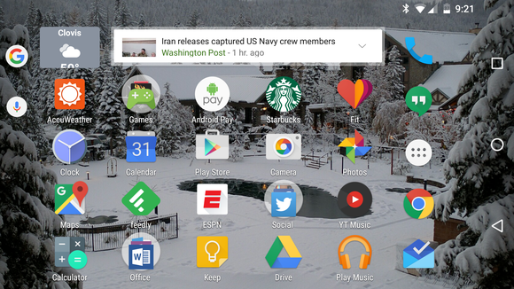 google now launcher autorotate