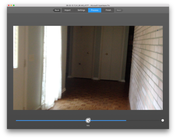hyperlapse pro processing